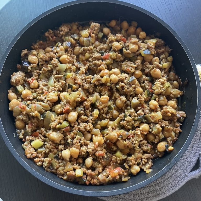 夏野菜のドライカレー